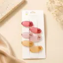 Barrettes Transparentes Colorées HC234-2