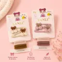 Lot de Barrettes Cerise + Élastiques