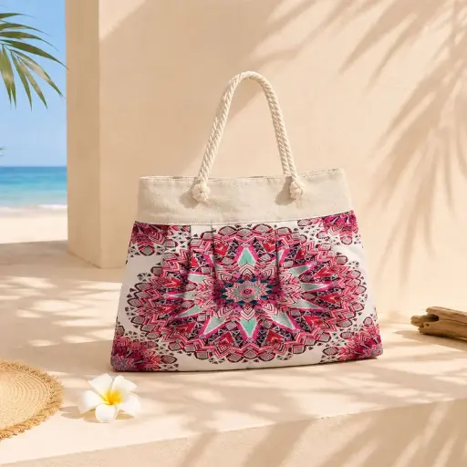 [BB3-1] Sac de Plage Rose BB3-1 