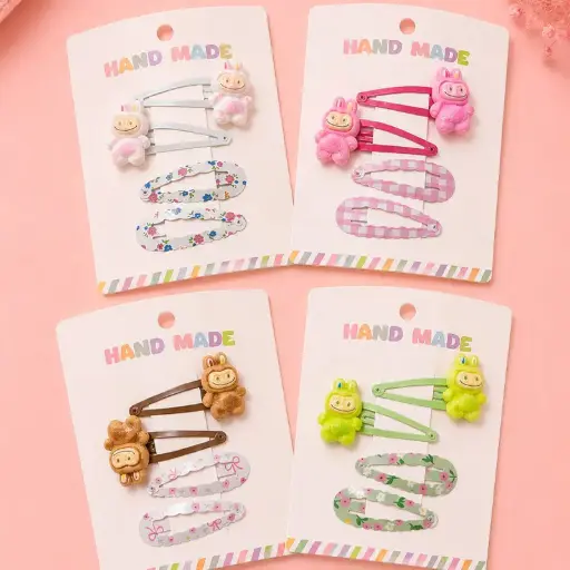 [HC64-5] Barrettes Labubu HC64-5